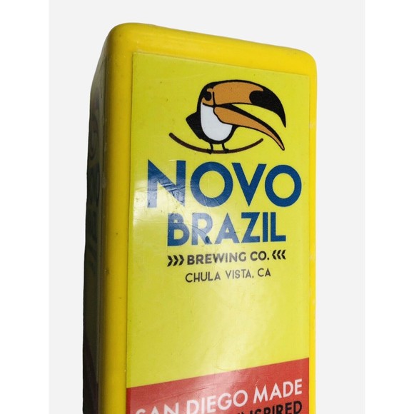 Novo Brazil Brewing Company Craft Beer Tap Pull Handle Chula Vista Toucan AS IS - Picture 9 of 16